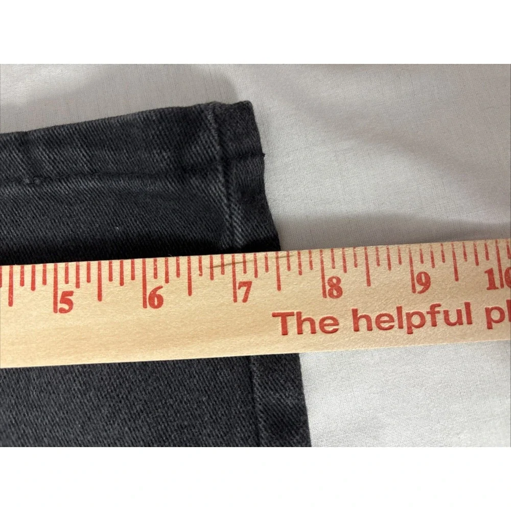 Just My Size Straight Leg Jeans Women Sz 18W/33 (Measured 30x28) Black Stretch